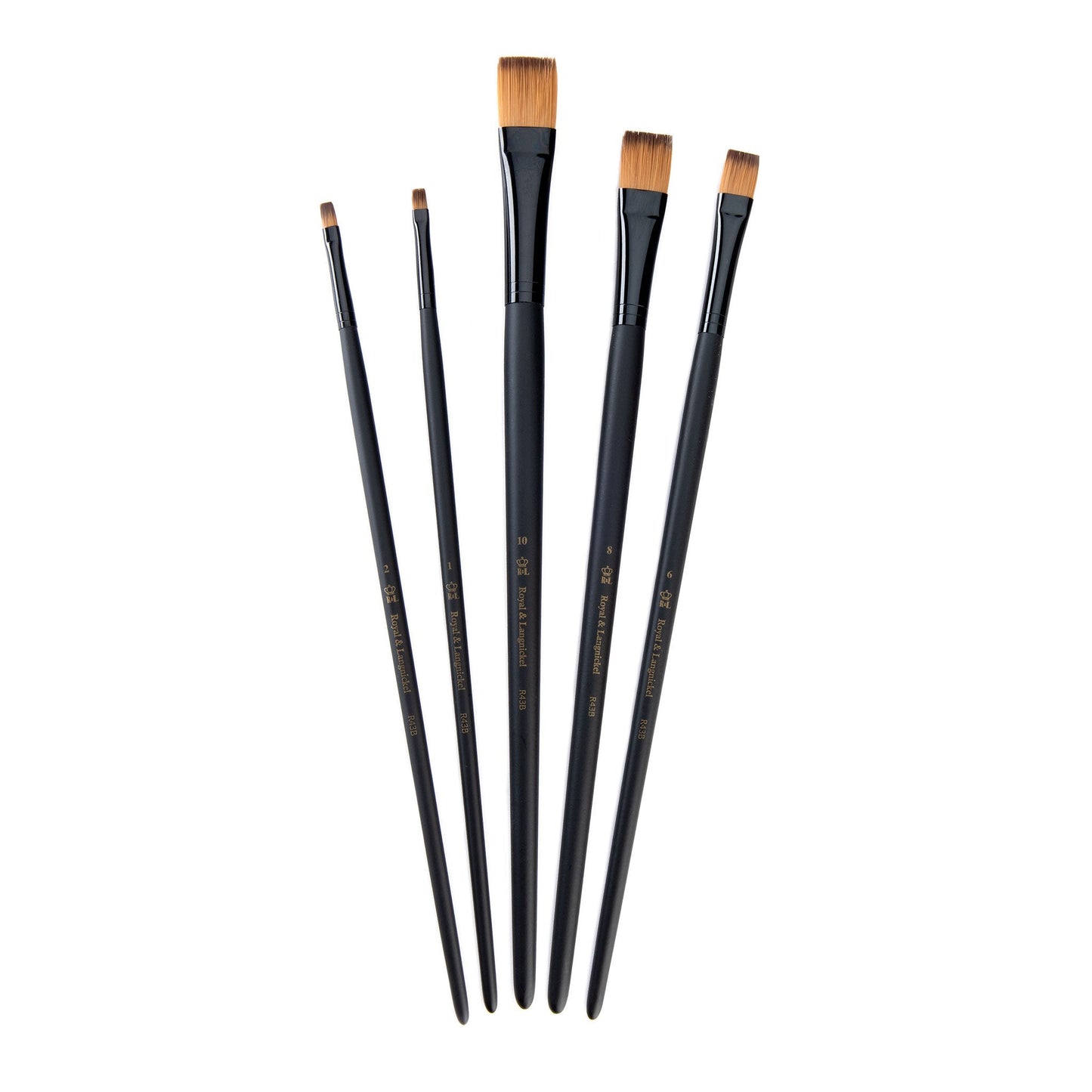 RSET-4307 - essentials™ 5pc Gold Taklon Variety Brush Set