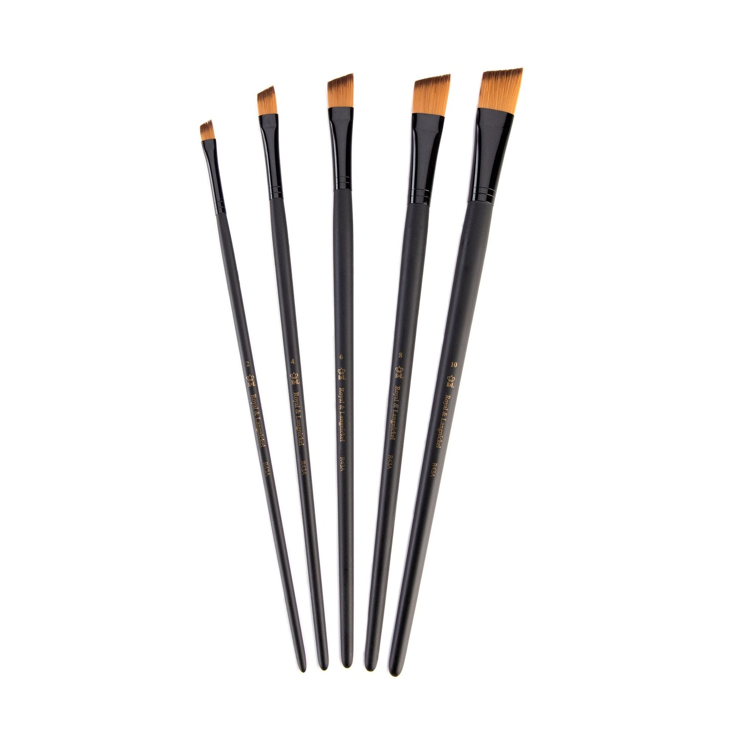RSET-4308 - essentials™ 5pc Gold Taklon Variety Brush Set glam 4