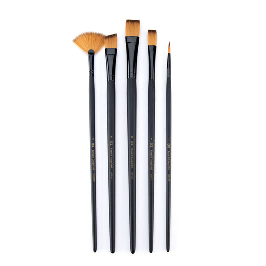 RSET-4309 - essentials™ 5pc Gold Taklon Variety Brush Set