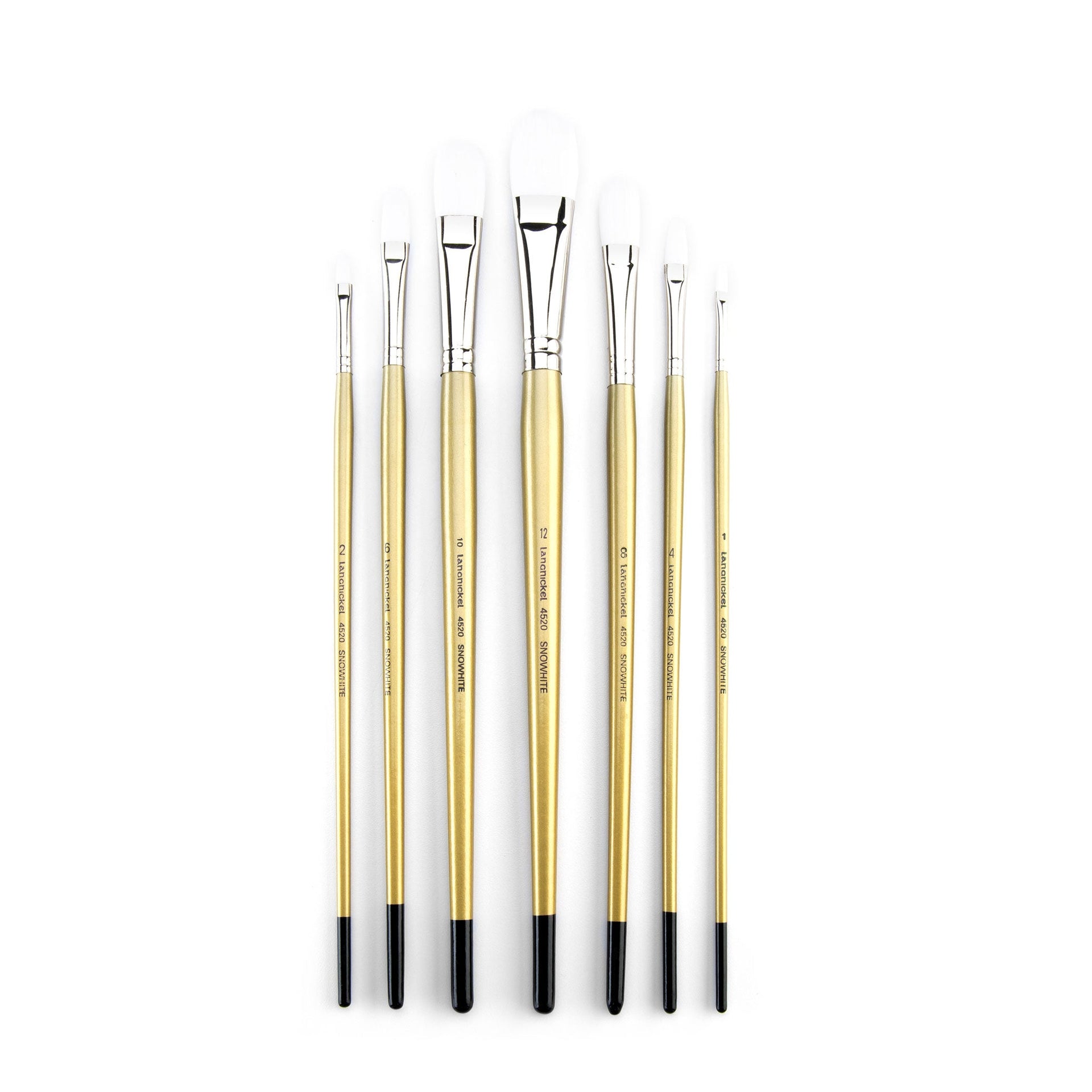 RSET-4500 | Snowhite™ 7pc Oil & Acrylic Round Brush Set – Royal