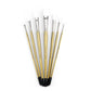 RSET-4500 - Snowhite™ 7pc Oil & Acrylic Round Brush Set glam 3