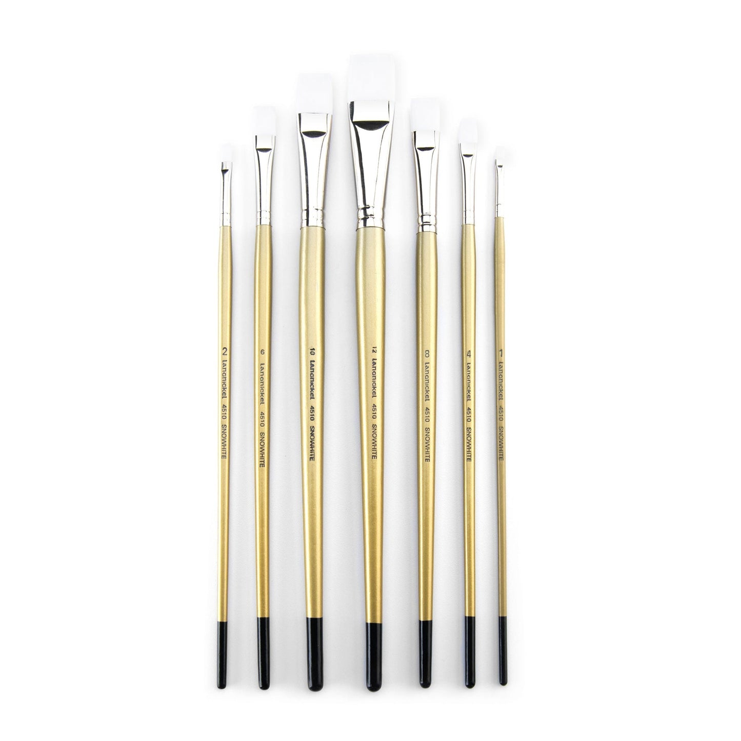 RSET-4510 - Snowhite™ 7pc Oil & Acrylic Bright Brush Set