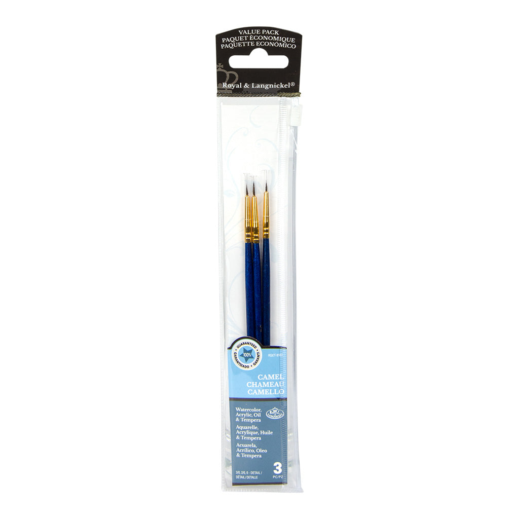 Sable Value Pack Brush Set-3/Pkg Sable Value Pack Brush Set-3/Pkg