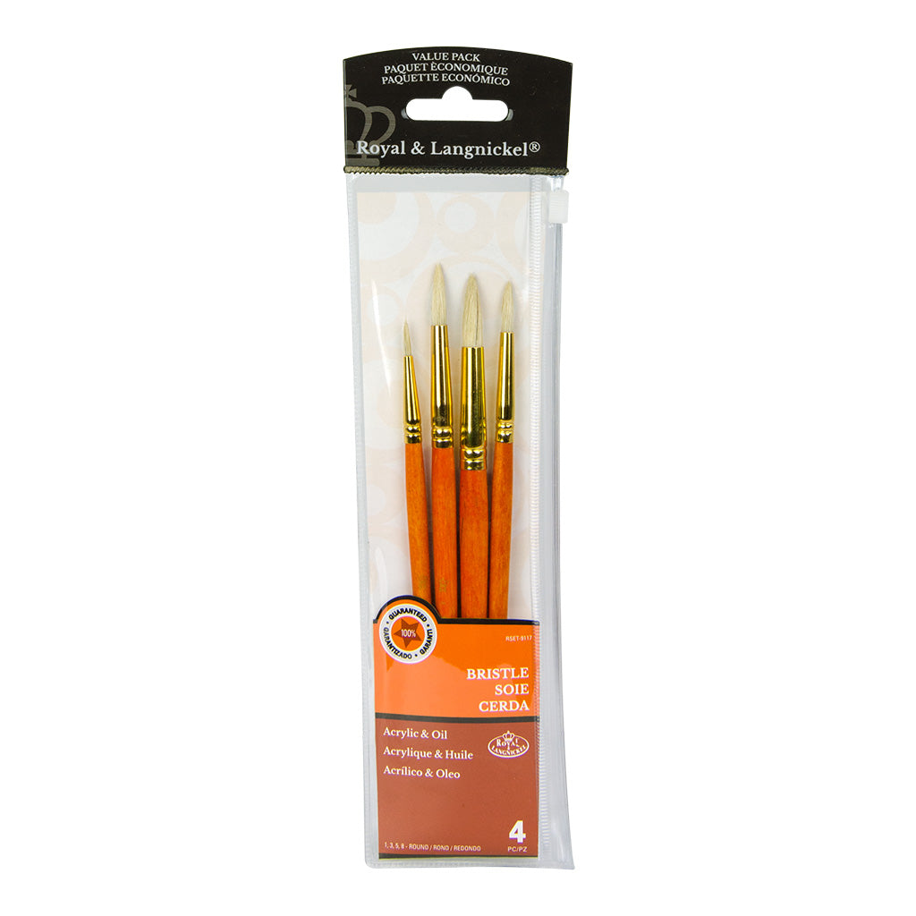 RSET-9117 - 3pc Bristle Fan Brush Set