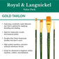 RSET-9139 - 6pc Golden Taklon Variety Brush Set infographic 1