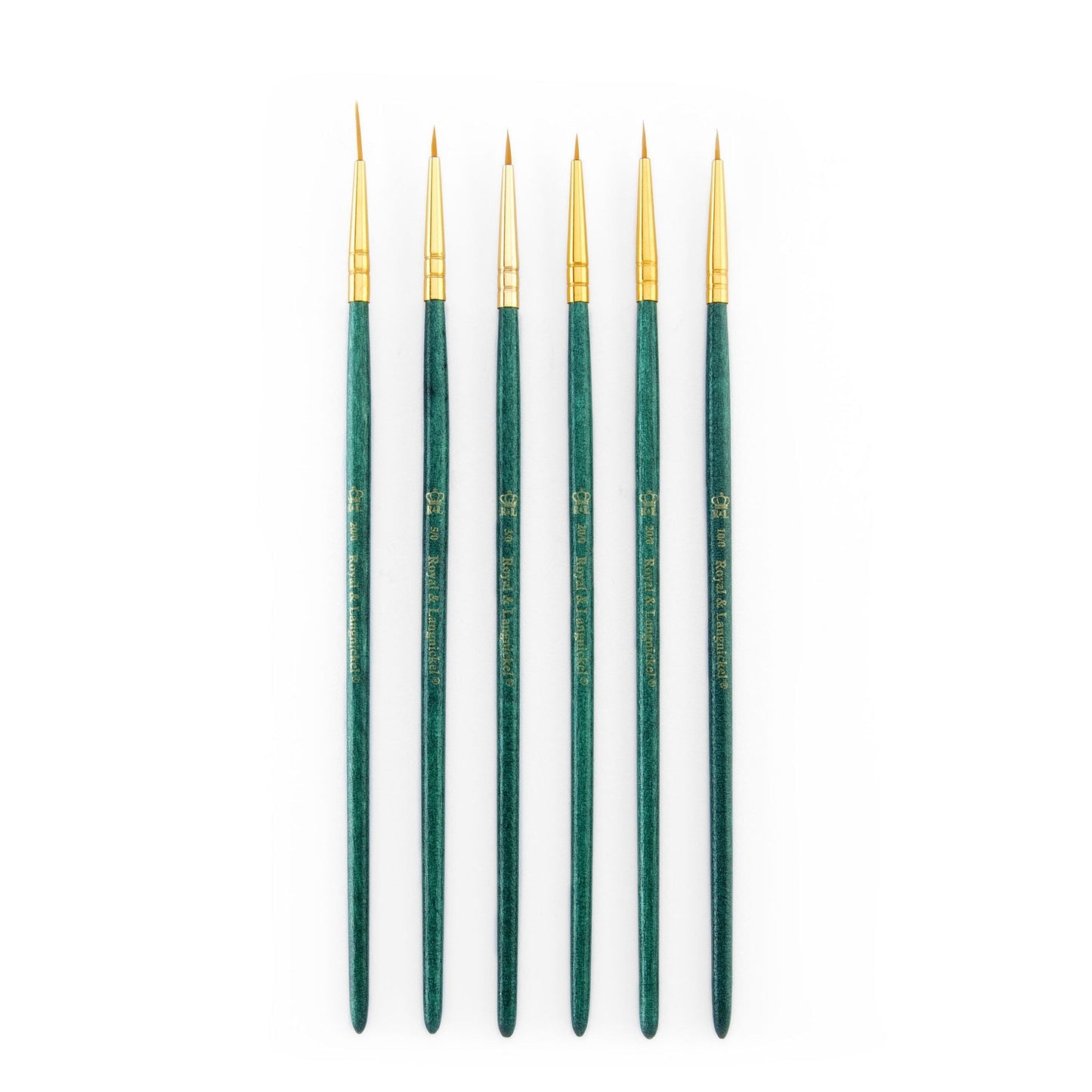 RSET-9139 - 6pc Golden Taklon Variety Brush Set