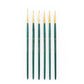 RSET-9139 - 6pc Golden Taklon Variety Brush Set