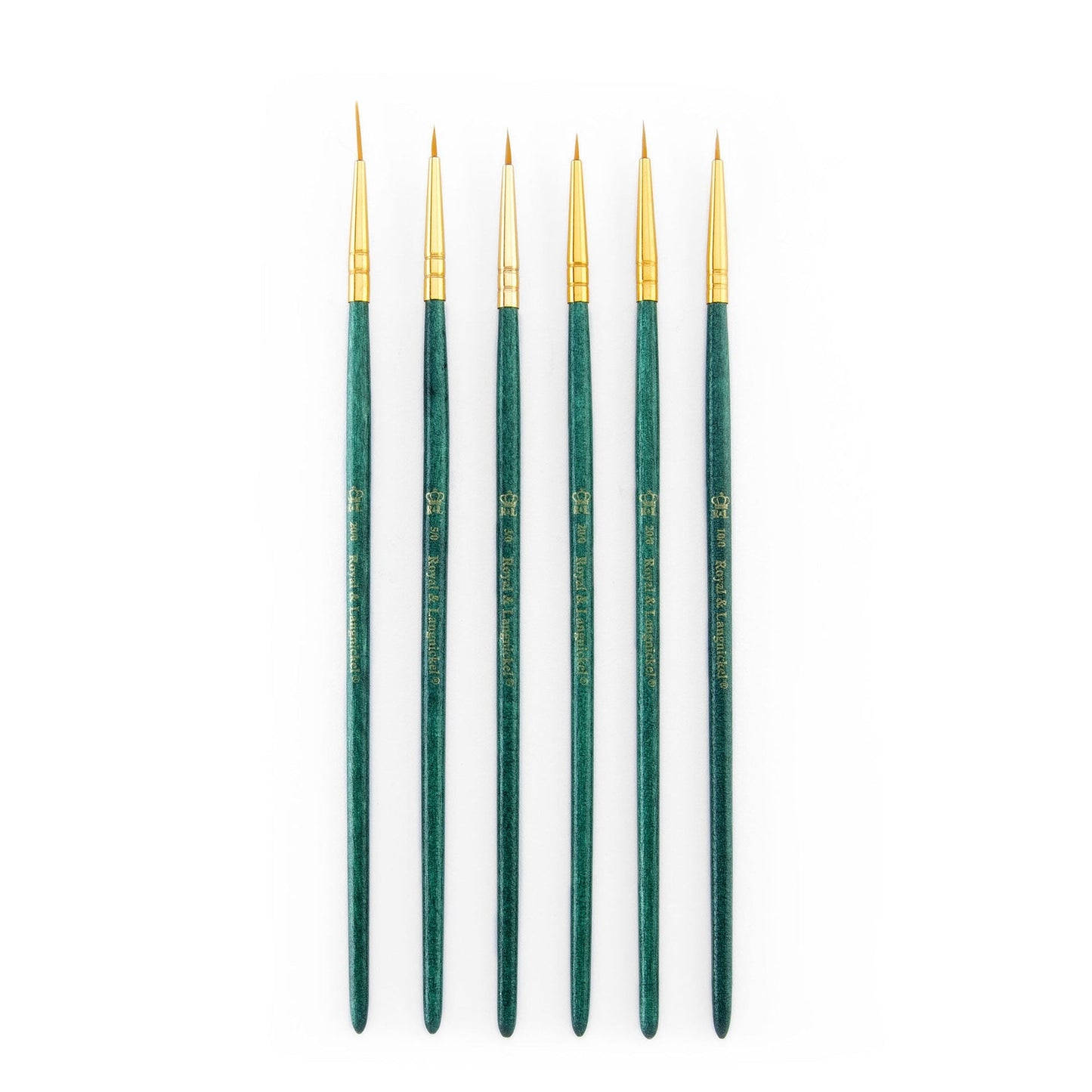 RSET-9139 - 6pc Golden Taklon Variety Brush Set