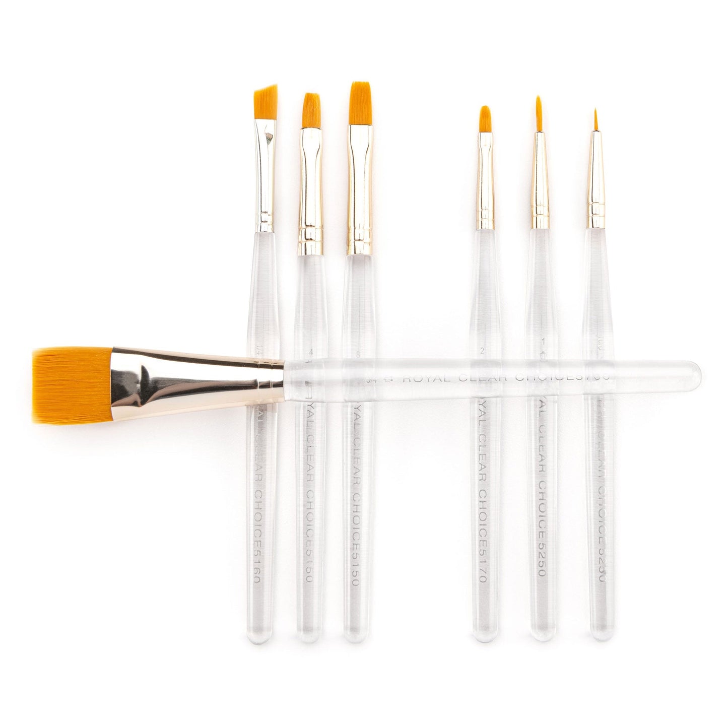 RSET-9157 - 7pc Golden Taklon Variety Brush Set glam 3