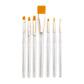 RSET-9157 - 7pc Golden Taklon Variety Brush Set