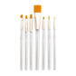 RSET-9157 - 7pc Golden Taklon Variety Brush Set