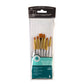 RSET-9159 - 6pc Golden Taklon Shader Brush Set packaging front