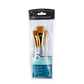 RSET-9160 - 3pc Golden Taklon Wash Brush Set packaging front