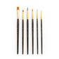 RSET-9161 - 6pc Golden Taklon Variety Brush Set