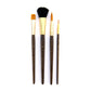 RSET-9165 - 4pc Golden Taklon Variety Brush Set