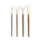 RSET-9166 - 4pc White Taklon Fan Brush Set