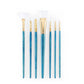 RSET-9181 - 7pc White Taklon Variety Brush Set