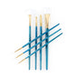 RSET-9181 - 7pc White Taklon Variety Brush Set glam 3