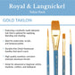 RSET-9185 - 3pc Golden Taklon Wash Brush Set infographic 1