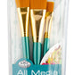 RSET-9185-SIA | 3pc Gold Taklon Glaze/Wash Brush Set