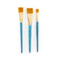 RSET-9185 - 3pc Golden Taklon Wash Brush Set