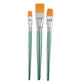 RSET-9185-SIA | 3pc Gold Taklon Glaze/Wash Brush Set