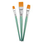 RSET-9185-SIA | 3pc Gold Taklon Glaze/Wash Brush Set