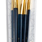 RSET-9188-SIA | 5pc Long Handle White Taklon