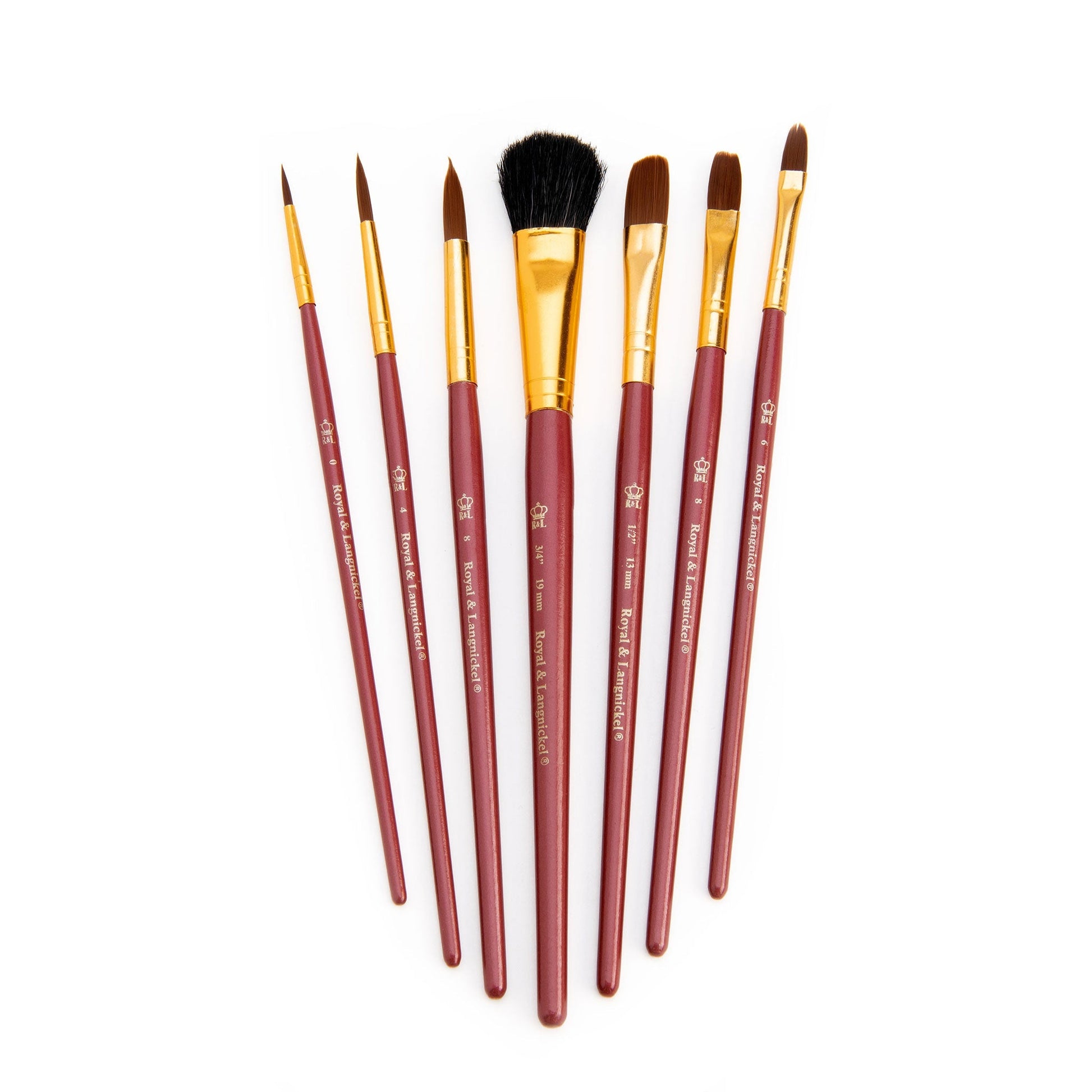 RSET-9192 - 7pc Watercolor Variety Brush Set