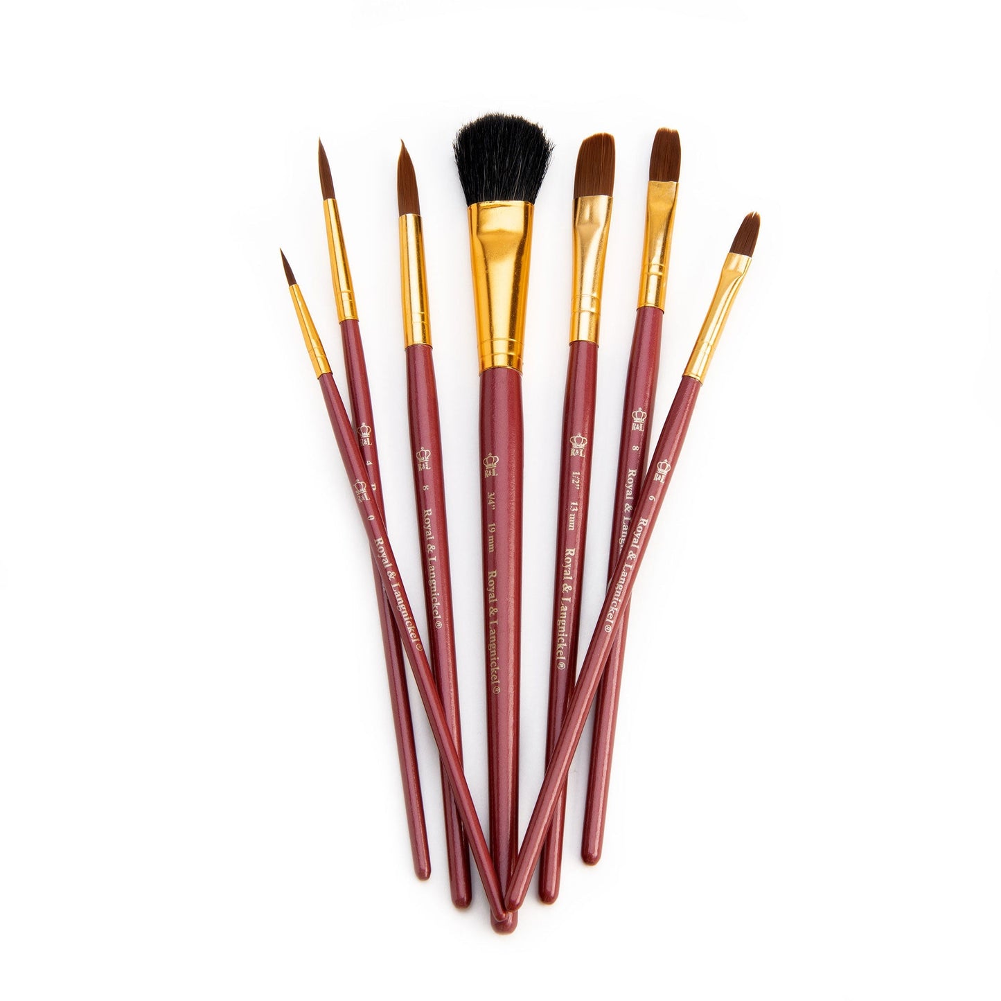 RSET-9192 - 7pc Watercolor Variety Brush Set glam 3