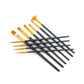 RSET-9194 - 10pc Golden Taklon Variety Brush Set glam 3