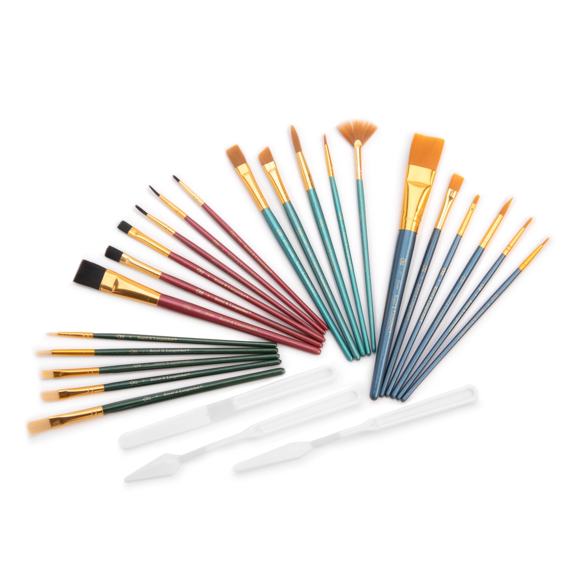 RSET-9258 - All Media 25pc Combo Variety Artist Brush Set