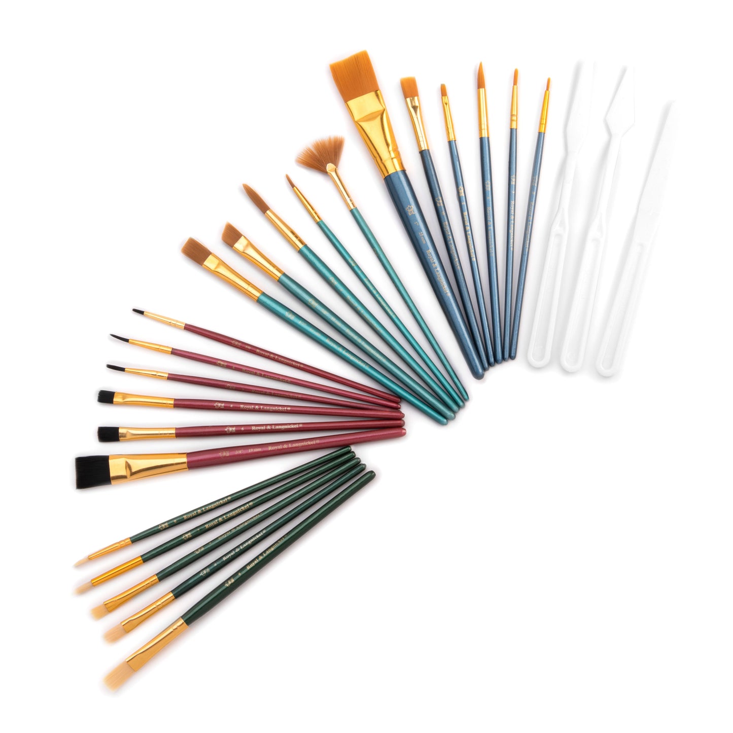 RSET-9258 - All Media 25pc Combo Variety Artist Brush Set