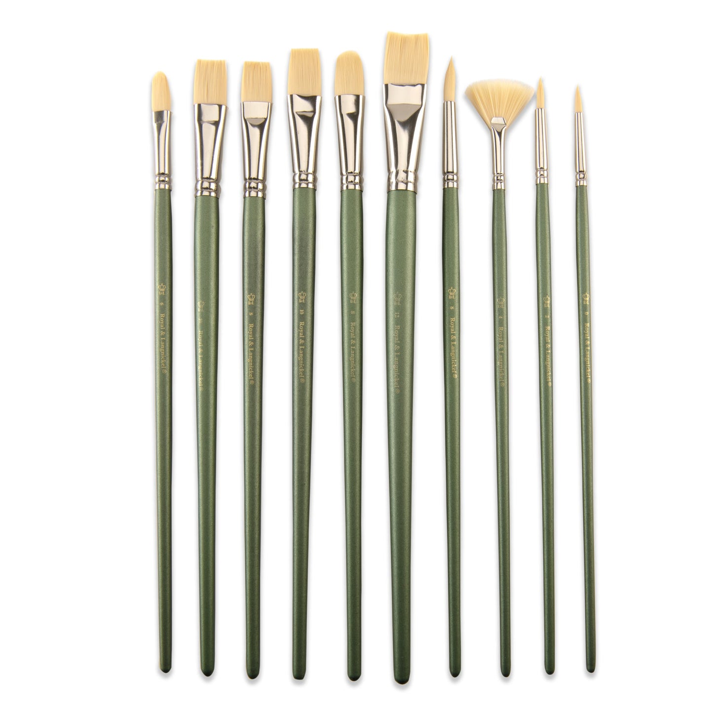 RSET-9261 | 10pc Natural Bristle Variety Brush Set