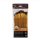 RSET-9304 - 12pc Brown Taklon Long Handle Variety Brush Set packaging front