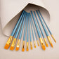 RSET-9305 - 12pc Golden Taklon Long Handle Variety Brush Set glam 2