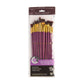 RSET-9314 - 12pc Burgundy Taklon Long Handle Variety Brush Set packaging front