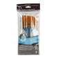 RSET-9357 - 3pc Golden Taklon Angular Large Area Brush Set packaging front