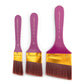 RSET-9358 - 3pc Burgundy Taklon Large Area Angular Brush Set