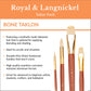 RSET-9381 - 25pc Bone Taklon Variety Brush Set infographic 1