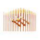 RSET-9381 - 25pc Bone Taklon Variety Brush Set glam 3