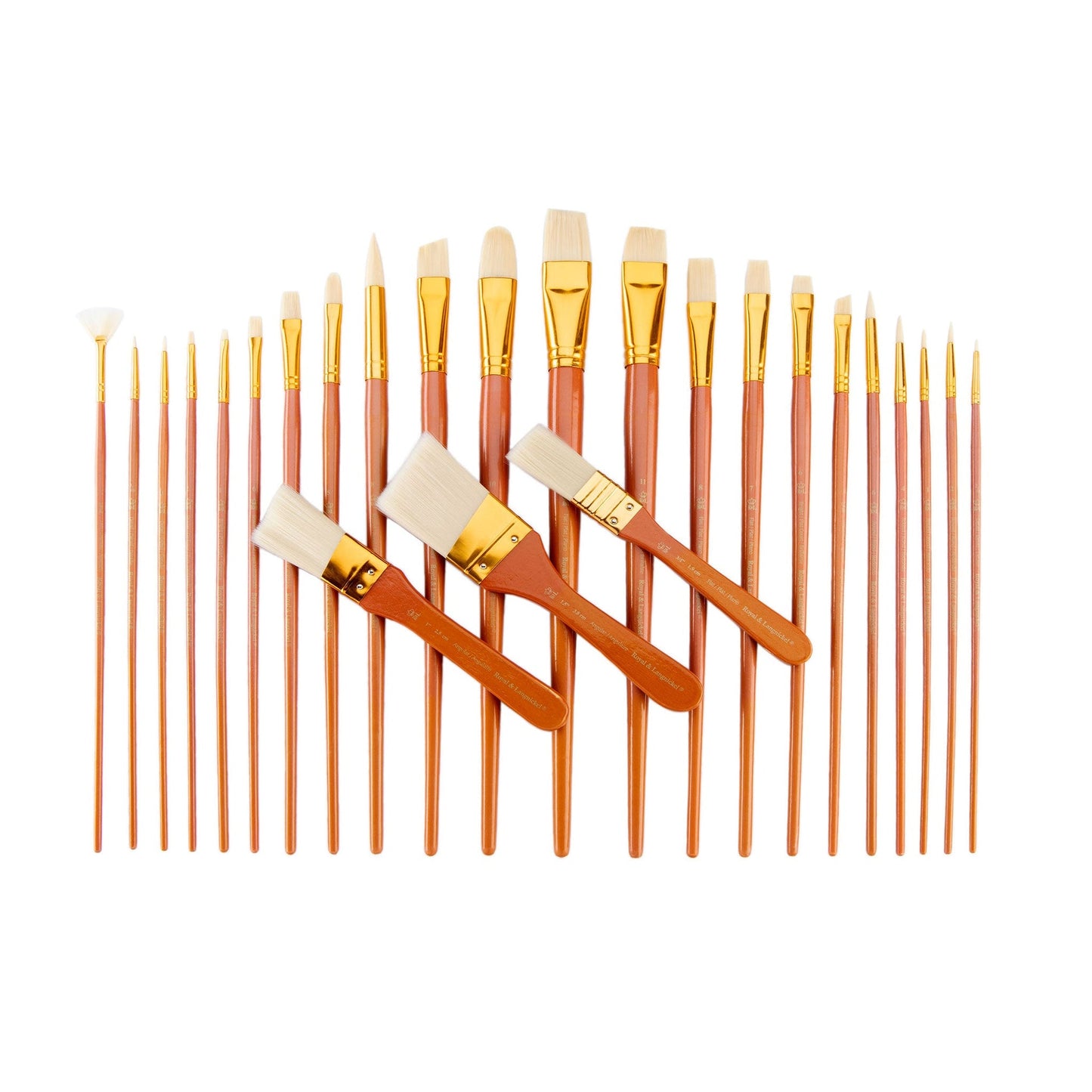 RSET-9381 - 25pc Bone Taklon Variety Brush Set glam 3