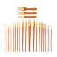 RSET-9381 - 25pc Bone Taklon Variety Brush Set