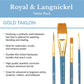 RSET-9382 - 25pc Golden Taklon Long Handle Variety Brush Set infographic 1