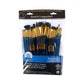 RSET-9383 - 25pc Black Taklon Variety Brush Set packaging front