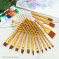 RSET-9384 - 25pc Brown Taklon Variety Brush Set glam 1