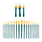 RSET-9385 - 25pc White Taklon Variety Brush Set