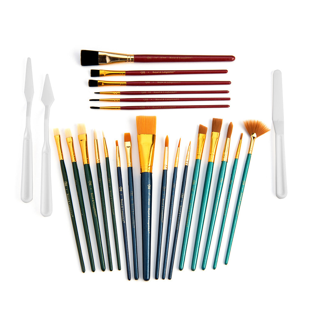 RSET-9387 | 25pc All Media Combo Variety Brush Set