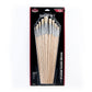 RSET-9602 - 12pc Stiff White Bristle Round Brush Set packaging front
