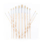 RSET-9602 - 12pc Stiff White Bristle Round Brush Set glam 3